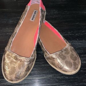 Sequiny leopard flats